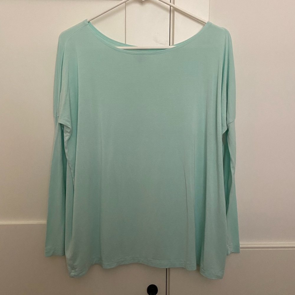 Tobi Light Blue Long Sleeve Top